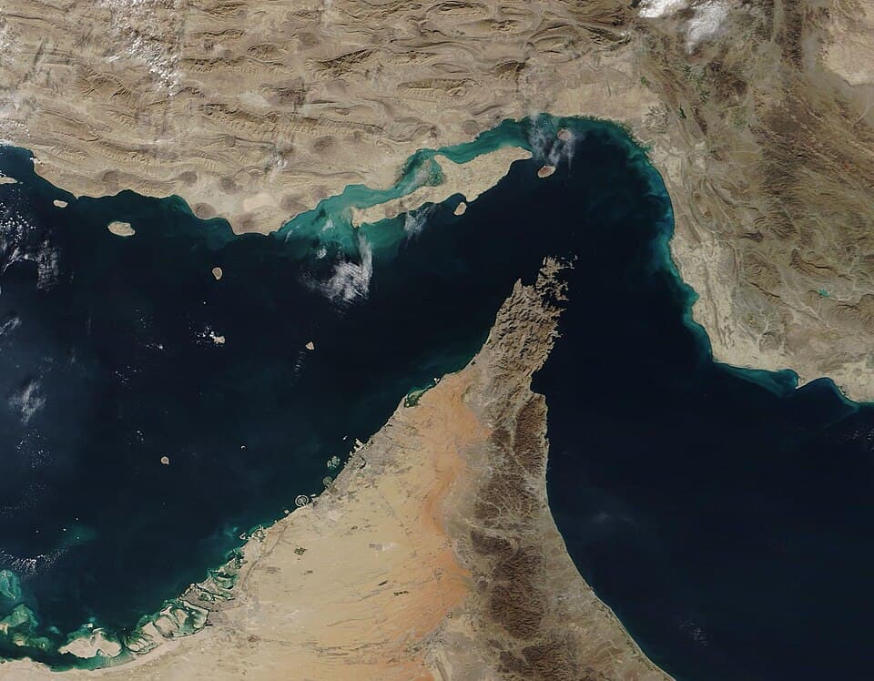 Strait of Hormuz satellite